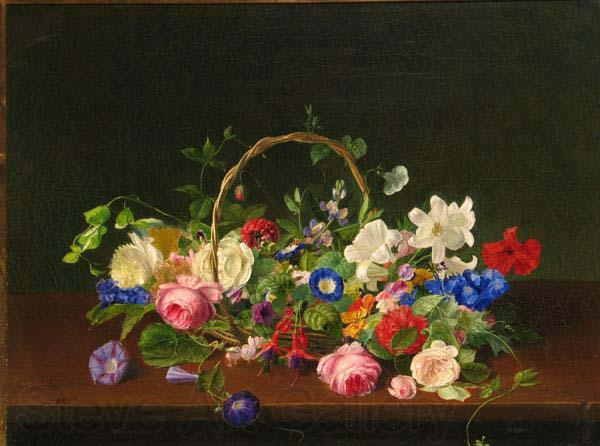 Horace Aumont Flowers Norge oil painting art